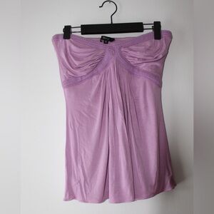 Sky Lilac Gathered Top